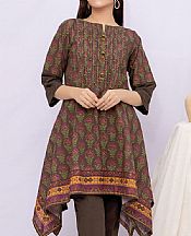 Coffee Brown Khaddar Kurti- Pakistani Winter Dress