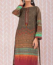Umber Brown Khaddar Kurti- Pakistani Winter Clothing
