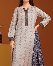 Edenrobe Grey Khaddar Suit- Pakistani Winter Dress