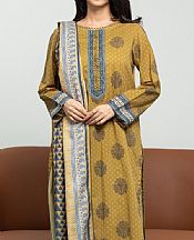 Gold Khaddar Suit