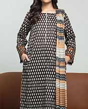 Edenrobe Black Khaddar Suit- Pakistani Winter Dress