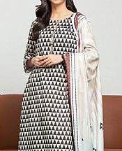 Black/White Khaddar Suit