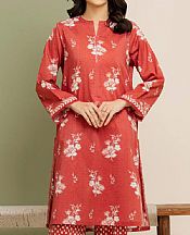 Light Red Lawn Suit (2 pcs)