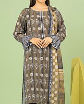 Tan Lawn Suit- Pakistani Lawn Dress