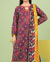 Magenta Lawn Suit- Pakistani Designer Lawn Dress