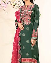 Hunter Green Lawn Suit- Pakistani Lawn Dress