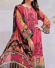 Brink Pink Khaddar Suit- Pakistani Winter Clothing