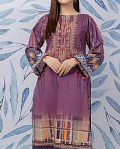 Edenrobe Mauve Cotton Kurti- Pakistani Winter Dress