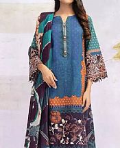 Edenrobe Cornflower Blue Viscose Suit- Pakistani Winter Clothing