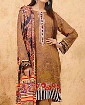 Edenrobe Bronze Viscose Suit- Pakistani Winter Dress
