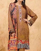 Edenrobe Bronze Viscose Suit- Pakistani Winter Clothing