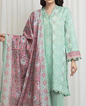 Turquoise Lawn Suit