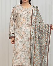 Ivory/Grey Lawn Suit