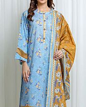 Cornflower Blue Lawn Suit