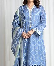 Cadet Blue Lawn Suit
