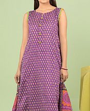 Edenrobe Muted Purple Lawn Suit- Pakistani Lawn Dress