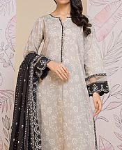 Edenrobe Grey Lawn Suit- Pakistani Lawn Dress