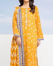 Edenrobe Mustard Lawn Suit- Pakistani Lawn Dress