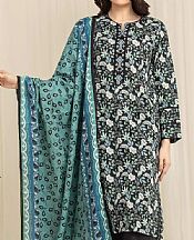 Edenrobe Black Lawn Suit- Pakistani Designer Lawn Suits