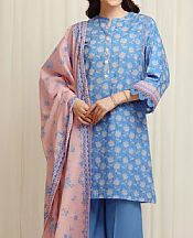 Edenrobe Blue Lawn Suit- Pakistani Lawn Dress