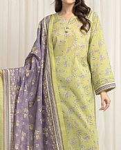 Edenrobe Lime Lawn Suit- Pakistani Lawn Dress