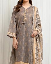 Edenrobe Grey Lawn Suit- Pakistani Designer Lawn Suits