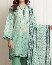 Edenrobe Light Green Lawn Suit- Pakistani Designer Lawn Suits