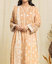 Edenrobe Peach Lawn Suit- Pakistani Lawn Dress
