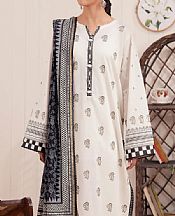 Edenrobe Off-white Cambric Suit- Pakistani Winter Dress