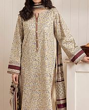 Edenrobe Ivory Cambric Suit- Pakistani Winter Clothing