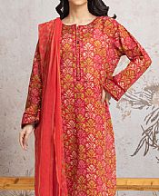 Edenrobe Multicolor Cambric Suit- Pakistani Winter Clothing
