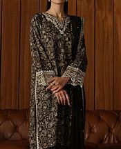 Edenrobe Dark Brown Marina Suit- Pakistani Winter Dress