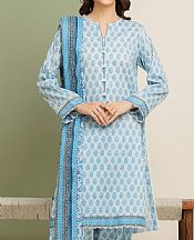Edenrobe Light Blue Lawn Suit- Pakistani Lawn Dress