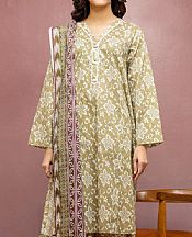 Edenrobe Thistle Green Lawn Suit- Pakistani Designer Lawn Suits