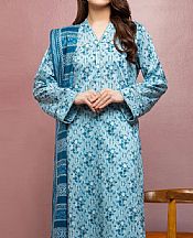 Edenrobe Sky Blue Lawn Suit- Pakistani Designer Lawn Suits