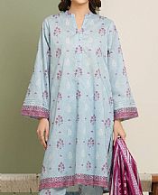 Edenrobe Light Blue Lawn Suit- Pakistani Designer Lawn Suits