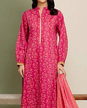 Edenrobe Hot Pink Lawn Suit- Pakistani Designer Lawn Suits