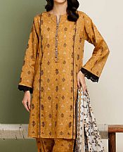 Edenrobe Dull Orange Lawn Suit- Pakistani Lawn Dress