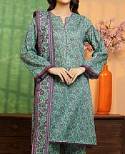 Edenrobe Sea Green Lawn Suit- Pakistani Designer Lawn Suits