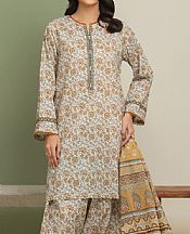 Edenrobe Off White Lawn Suit- Pakistani Designer Lawn Suits