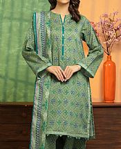 Edenrobe Green Lawn Suit- Pakistani Designer Lawn Suits
