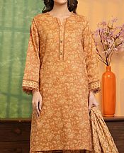 Edenrobe Persian Orange Lawn Suit- Pakistani Lawn Dress