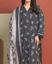 Edenrobe Black Lawn Suit- Pakistani Designer Lawn Suits