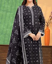 Edenrobe Black Lawn Suit- Pakistani Lawn Dress