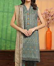 Edenrobe Spanish Green Lawn Suit- Pakistani Lawn Dress