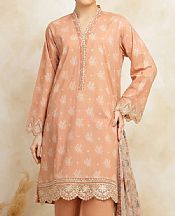 Edenrobe Peach Lawn Suit- Pakistani Lawn Dress
