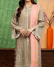 Edenrobe Beige Slub Lawn Suit- Pakistani Lawn Dress