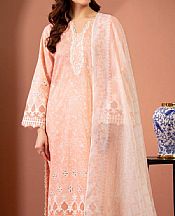 Edenrobe Light Peach Lawn Suit- Pakistani Lawn Dress