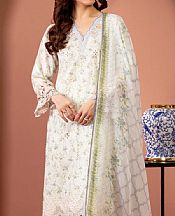 Edenrobe Off White Lawn Suit- Pakistani Designer Lawn Suits