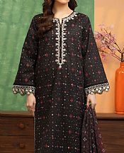 Edenrobe Black Lawn Suit- Pakistani Lawn Dress